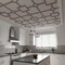 Ekena Millwork 39W x 39H x 38T Small Olivia Decorative Fretwork Wood Ceiling Panels, Walnut CELW39X39X0375OLVWA - alternate 10